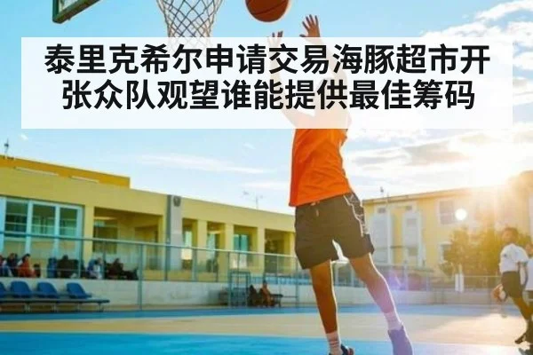 泰里克希尔申请交易海豚超市开张众队观望谁能提供最佳筹码